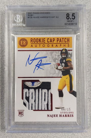 2021 Panini Encased Ruby Najee Harris Auto/Patch 6/15