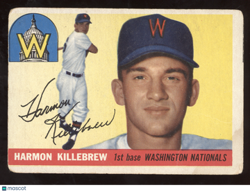 1955 Topps Harmon Killebrew #124