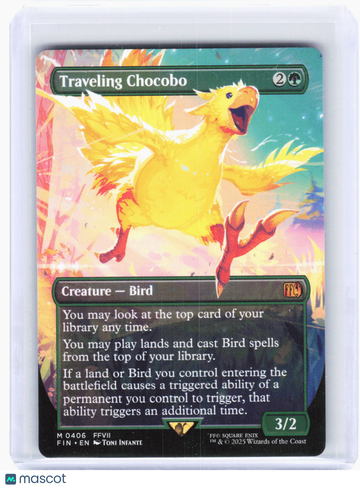 FINAL FANTASY Traveling Chocobo (Borderless) Non-Foil Mythic #406