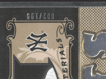 2007 Upper Deck SP Legendary Cuts Legendary Materials Catfish Hunter #LM-CH1 /199 Game-Used Baseball