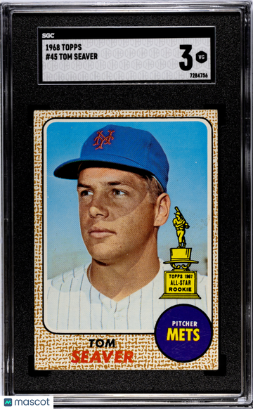 1968 Topps Tom Seaver #45 SGC 3