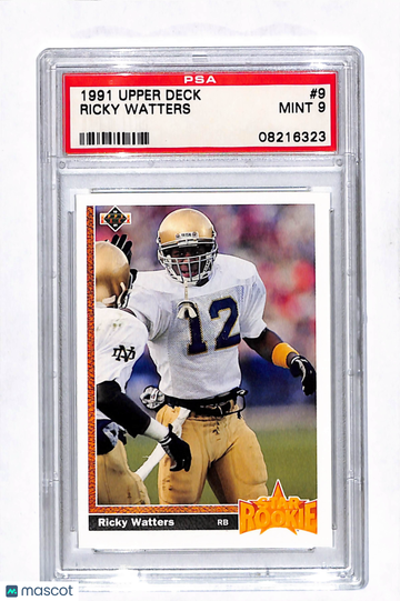 1991 Upper Deck Ricky Watters #9 PSA 9