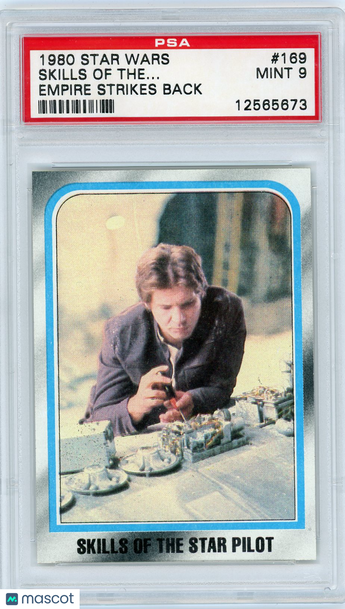 1980 Star Wars Empire Strikes Back Skills Of The Star.. . #169 PSA 9
