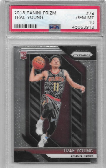 trae young prizm psa 10 