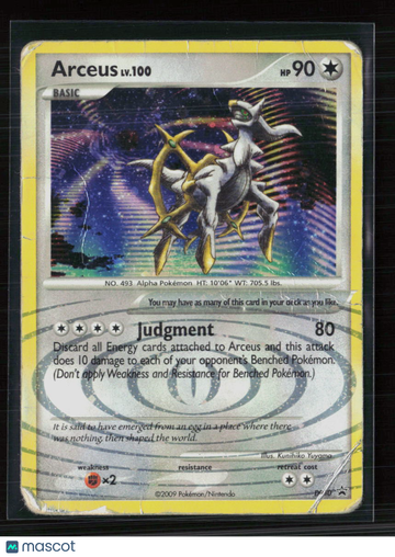 2009 Platinum – Arceus Arceus Holo Rare #AR10