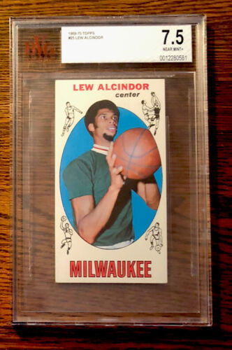 1969 Topps #25 Lew Alcindor BVG 7.5 RC HOF NM plus