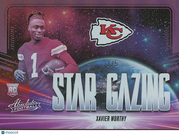 2024 Panini Absolute Xavier Worthy Rookie