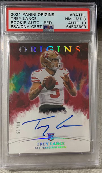 2021 Panini Origins Trey Lance AUTO/99