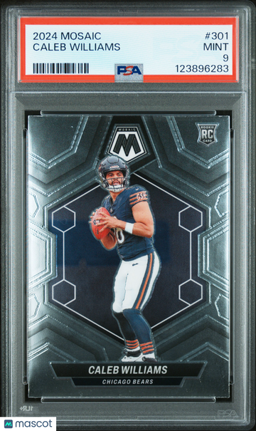 2024 Panini Mosaic Caleb Williams #301 PSA 9