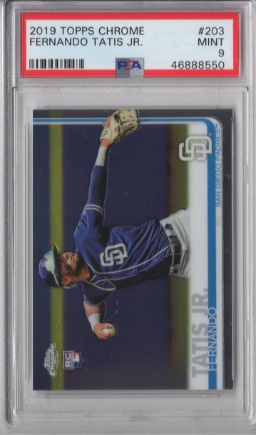 2019 Topps Chrome Fernando Tatis Jr. PSA 9