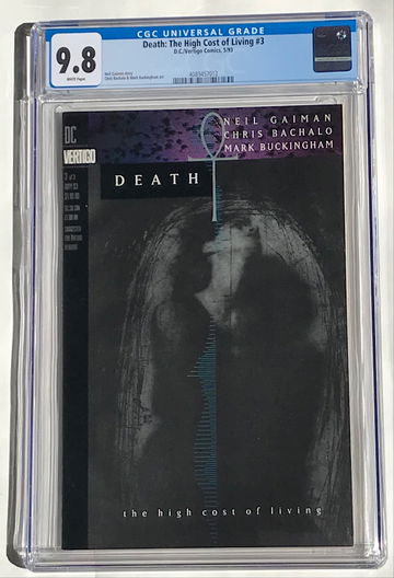 Death The High Cost of Living #3A CGC 9.8 1993 Gaiman Buckingham