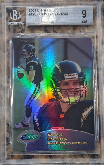 2001 E-Topps Drew Brees /1290 #125