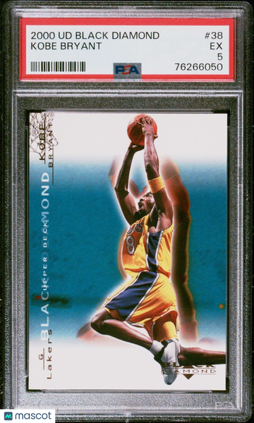 2000 Black Diamond Kobe Bryant #38 PSA 5