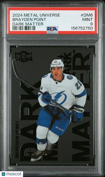 2024-25 Skybox Metal Universe Dark Matter Brayden Point #DM6 PSA 9