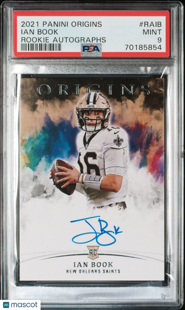 2021 Origins Rookie Autographs Ian Book #RAIB Rookie PSA 9