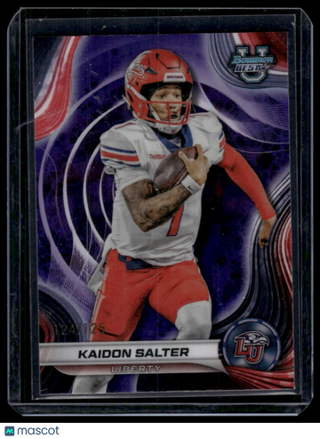 2024 Bowman University Best Kaidon Salter #19 Purple Refractor SN