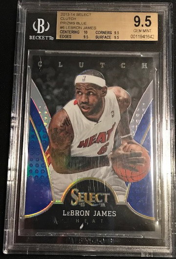 LeBron James 2013-14 Select Blue Prizm