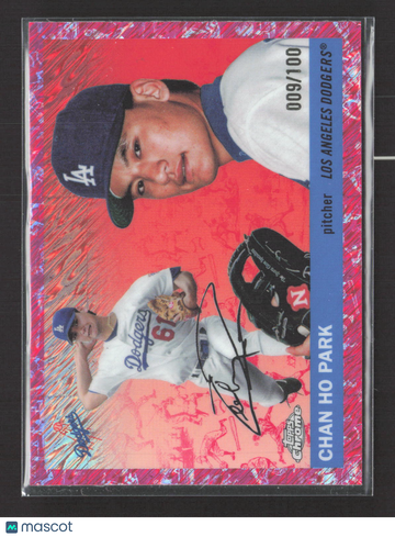 2024 Topps Chrome Chan Ho Park #232 Pink Refractor 009/100