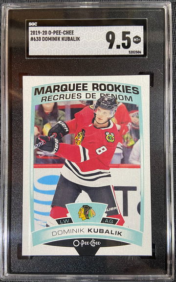 2019-20 OPC Marquee Rookie Dominik Kubalik SGC 9.5 