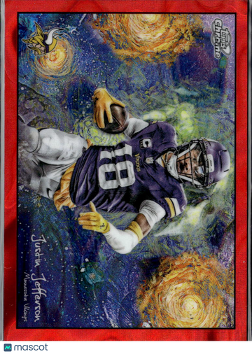 2025 Topps Chrome Starry Night Justin Jefferson #STN-19