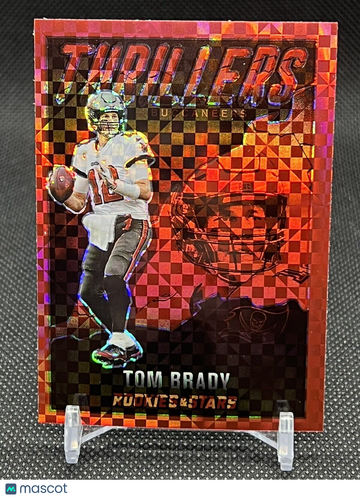 2022 Rookies and Stars Tom Brady #TH-4 Red Plaid Parallel/Variety Insert