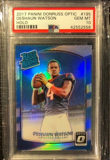 2017 Deshaun Watson Optic Holo PSA 10