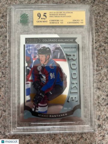2015-16 O-Pee-Chee Platinum Mikko Rantanen Rookie MNT 9.5