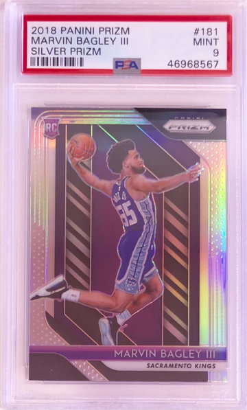 2018 Marvin Bagley Silver Prizm PSA 9