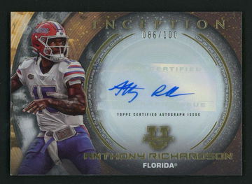 2022 Bowman Inception Anthony Richardson #TOP-AR Auto /100