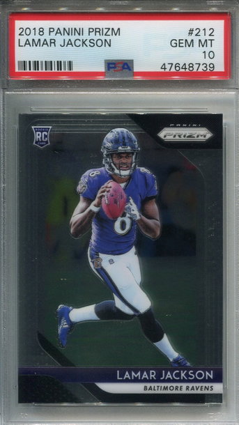 Lamar Prizm RC PSA 10 Low Pop