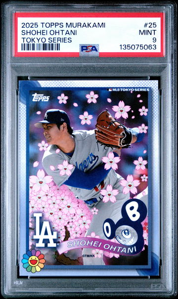 2025 Topps X Takashi Murakami Tokyo Series Shohei Ohtani #25 PSA 9