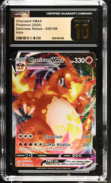 2020 Darkness Ablaze #020/189 Charizard VMAX CGC 10