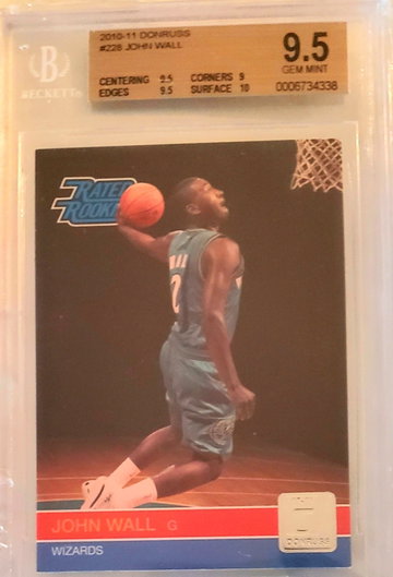 John Wall RC Panini 2010 BGS 9.5 GEM