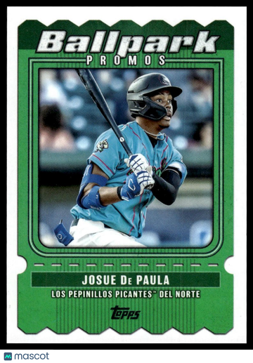 2025 Topps Pro Debut Josue De Paula #BP-6 Ballpark Promos