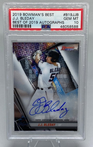 J.J Bleday Bowman's Best Auto PSA 10