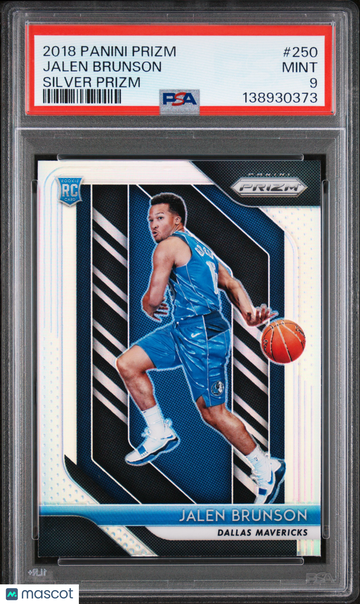 Jalen Brunson 2018 Panini Prizm Silver PSA 9
