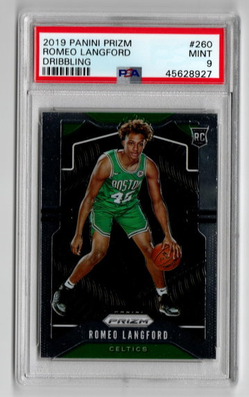 2019 Prizm Romeo Langford Dribbling PSA 9