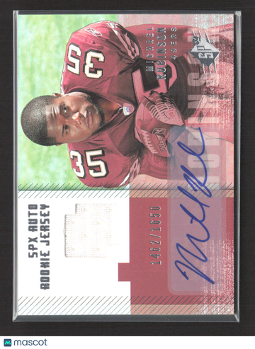 2006 Upper Deck SPx Michael Robinson #211 Event-Worn Memorabilia 1462/1650 Rookie Jersey Auto