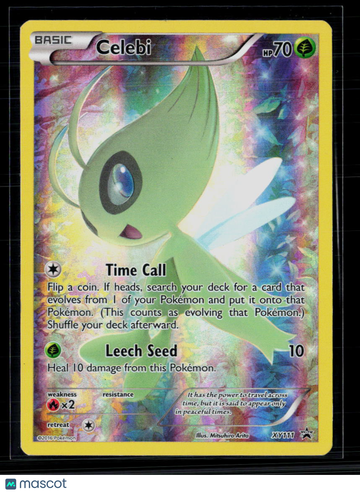 2016 XY Promos Celebi Holo Black Star Promo #XY111