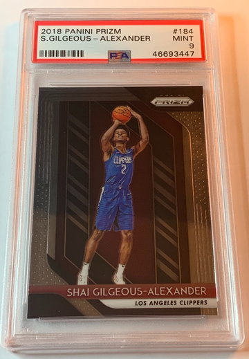 SHAI GILGEOUS-ALEXANDER PRIZM PSA 9