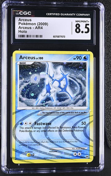 2009 Pokémon Platinum Arceus Arceus #AR4 Holo CGC 8.5
