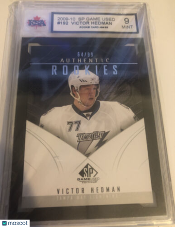 2009-10 SP Game Used Victor Hedman Rookie KSA 9