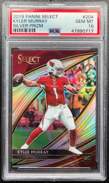 2019 Panini Select Kyler Murray RC Field Level Silver Prizm #204 PSA 10