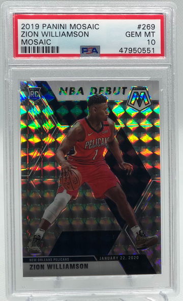 2019 Mosaic Zion Williamson Mosaic #269