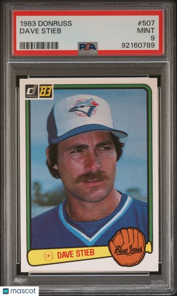 1983 Donruss Dave Stieb #507 PSA 9