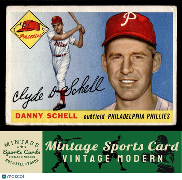1955 Topps Danny Schell #79 RC