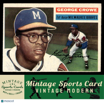 1956 Topps George Crowe #254