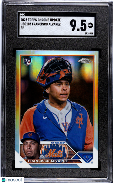 2023 Topps Chrome Update Francisco Alvarez #USC103 SP SGC 9.5