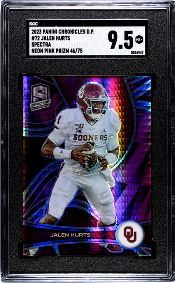 2023 Spectra #72 Jalen Hurts /75 SGC 9.5