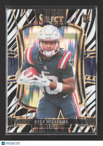 2026 Panini Select Prizm Premier Level Kyle Williams #178 Zebra RC